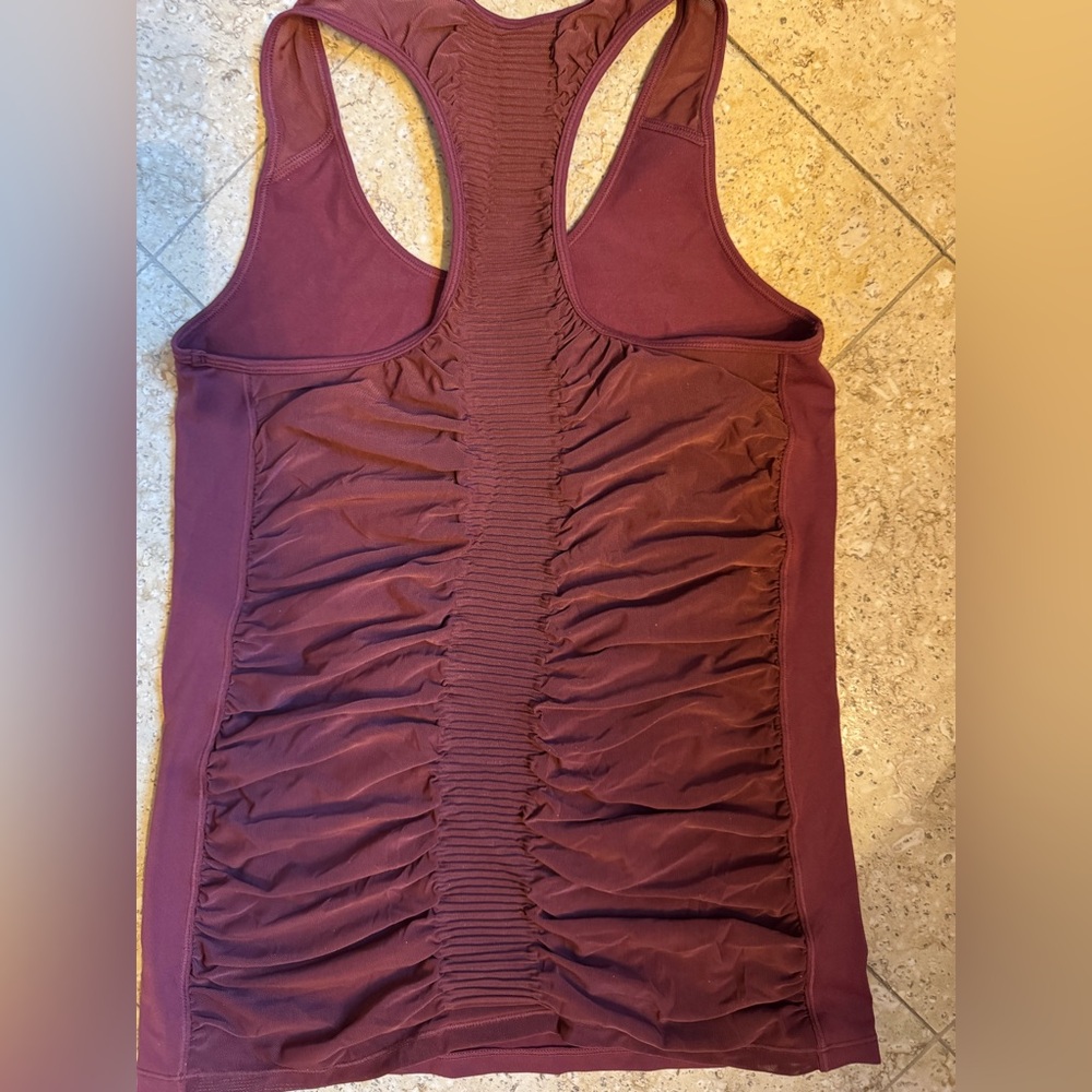 Athleta Ribbed Tank Top in Rust - Picture 5 of 5